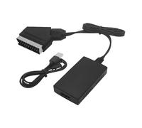 HVRFJXI Adaptateur péritel HDTV avec alimentation externe - Sortie 1080p - Transmission vidéo sans couture - Petite construction - Adaptateur péritel vers HDTV