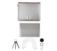 HVRFJXI Aiguilles à tricoter rondes courtes 3 à 6 mm interchangeables avec étui et accessoires