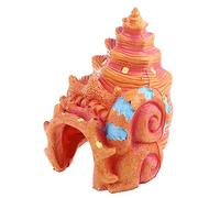 HVRFJXI Aquarium Résine Conque Maison Décoration Poisson Pour Aquarium Cave Cachettes Pour Betta Sucker Aménagement Paysager Accessoires 2 S Aquarium Décorations Maison