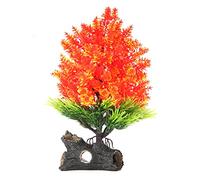 HVRFJXI Aquariums Aqua-Plant Fishtanks Plastics Vibrant Aquatic Decorations Landscaping Decor For Fish Shrimp Ornement Small Ornaments Fish Tanks