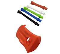 HVRFJXI Bases de support de balle de golf avec 5 tees simulateurs prédécoupés pour la maison, le jardin, l'entraînement au puting, la base de gazon de golf avec simulateur prédécoupé