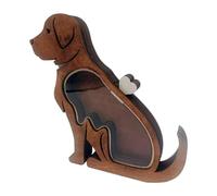 HVRFJXI Boîte Commémorative en Bois Personnalisable pour Poils d'animaux Ajoute De La Personnalité comme Le Nom Et La Forme pour Spécial avec Boîte À Souvenirs Décorative