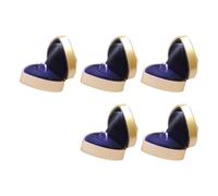 HVRFJXI Boîte de rangement portable en forme de cœur avec lumière LED - Accessoire de mode pour les fournitures de mariage et cadeaux spéciaux - Boîte à bijoux avec lumière LED