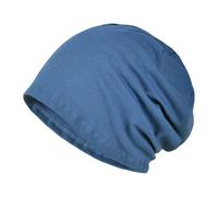 HVRFJXI Bonnet de sommeil en coton doux avec bande élastique - Outil de coiffure pour diverses occasions en plein air, Saphir A, Taille unique