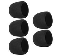 HVRFJXI Bouclier universel en mousse pour micros, distorsions du pare-brise pendant le baladodiffusion, réduit le bruit, améliore le filtre d'éclatement du son