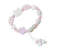 HVRFJXI Bracelet distinctif en céramique tissé à la main pour chien - Bijoux de poignet tendance pour les styles de dessin animé et les cadeaux, taille unique, Céramique, Pas de gemme