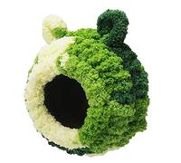 HVRFJXI Cage à oiseaux en peluche à suspendre pour perroquets Hamacs Cage coupe-vent Maison d'hiver pour cacatoès extérieur Nids de petits oiseaux Nids d'oiseaux Cage à l'intérieur