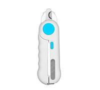 HVRFJXI Coupe-ongles pour animaux de compagnie avec lumière LED brillante pour garde, outil de coupe portable pour chiens et chats, tondeuse professionnelle pour animaux de compagnie avec protection