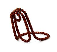 HVRFJXI Créativité Collier en perles de bois en forme de casier à bouteilles de vin Support suspendu pour bouteille de champagne Petit ornements suspendus Support flottant pour salle à manger, fête