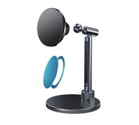 HVRFJXI De de Station d'accueil magnétique en Aluminium Fin avec de 60 mm de diamètre et positionnement Flexible pour la stabilité des Smartphones de téléphone Amovible