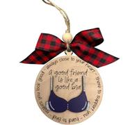 HVRFJXI Décorations artistiques en bois faites à la main pour sapin de Noël - Artisanat pratique pour les activités familiales saisonnières - Décoration d'arbre de Noël