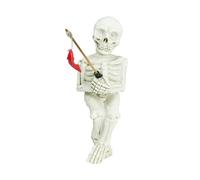 HVRFJXI Décorations d'aquarium pour aquarium, aménagement paysager, clôture, statues accessoires de dessin animé, squelette de pêche