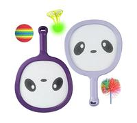 HVRFJXI Ensemble de raquettes de tennis junior avec accessoires d'entraînement pour la coordination œil-main pour tout-petits et enfants