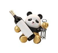 HVRFJXI Étagère à vin en résine Panda adaptée pour la maison et personnalisera la décoration animale présentoir à vin
