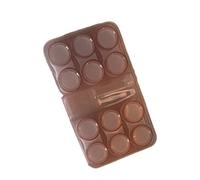 HVRFJXI Étui portable pour lentilles pour gym, travail et voyage avec outil de protection et pince à épiler pour un usage quotidien, a