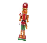 HVRFJXI Figurines de soldats casse-noisettes élégantes uniques en bois - Figurine de soldats traditionnels - Décoration de Noël et festival