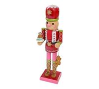 HVRFJXI Figurines de soldats casse-noisettes élégantes uniques en bois - Figurine de soldats traditionnels - Décoration de Noël et festival