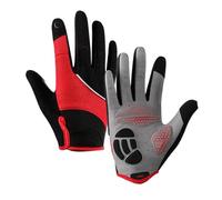 HVRFJXI Gants De Cyclisme Respirants Avec Coussinet Résistant Vibrations Paume Antidérapante En Cuir Synthétique Pour L'équitation Et La Randonnée En Plein Air Gants De Vélo Absorbant Les Chocs