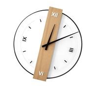 HVRFJXI Horloge murale silencieuse à piles - Décoration murale moderne - Pour salon, cuisine, bureau, pendaison de crémaillère