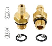 HVRFJXI Injecteurs chimiques pour nettoyeur haute pression 190593GS pour plusieurs modèles de pompes, barbes en laiton, clapets anti-retour, joints toriques à ressort, injecteur de savon pour