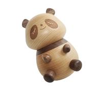 HVRFJXI Joli porte-cure-dents panda en bois élégant pour la maison, la cuisine, décoration de bureau, cadeau
