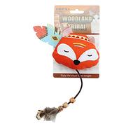 HVRFJXI Jouet interactif à plumes coloré en toile souple pour poupée, chaton, jouets d'entraînement pour chats d'intérieur flexibles pour chats d'intérieur