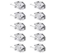 HVRFJXI Lot de 10 crochets muraux adhésifs pour casquettes de baseball Fixation forte sans perçage