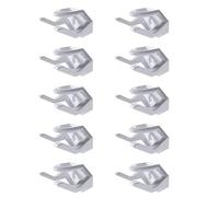HVRFJXI Lot de 10 crochets muraux adhésifs pour casquettes de baseball Fixation forte sans perçage