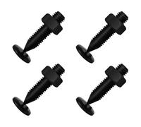 HVRFJXI Lot de 4 piques d'isolation en métal pour haut-parleurs - Absorbe les chocs - Réduit les vibrations - Facile à installer