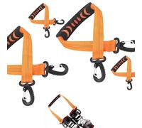 HVRFJXI Lot de 4 Sangles de remorquage pour Planche à Ski permettant Un Transport Facile des Skis sur des Zones Plates jusqu'à l'accès télésiège Texture Polyester Fixation Rapide des Sangles