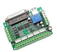 HVRFJXI Machine À Graver Planche À 5 Arbres avec Coupleur Optique pour Moteur Pas À Pas Accessoires De Contrôleur D'entraînement Machine À Graver