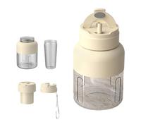 HVRFJXI Machine de mélange électrique portable de 800 ml, presse-agrumes sans fil, tasse puissante pour smoothie, mélange de nourriture tasse portable