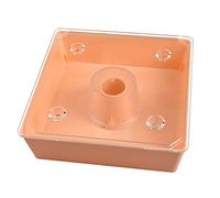 HVRFJXI Mangeoire carrée pour abeilles - Outil d'apiculture avec couvercle transparent - Panier de vidange pré-assemblé - Évier de lavage de légumes - Bol de cuisine - Baignoire - En acier inoxydable