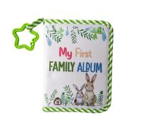 HVRFJXI Mes Premiers Livres Photo De Bébé Doux 4×6 Album en Tissu avec Poches Mémoire De Nouveau-né Livre Photo en Tissu Doux