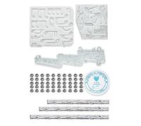 HVRFJXI Moule en silicone pour carillon à vent - Fournitures pour enfants - Fabrication artisanale - Moules en silicone pour résine