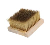 HVRFJXI Outil de toilettage de ski stable en laiton et poils en nylon pour snowboard épilation à la cire et préparation de surfaces Outil de retrait des débris de snowboard