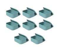 HVRFJXI Pack of 8 Functional Food Containers Microwaveable Freezer Safe Leakproof Silicone Dishwasher Safe for Various Applications Leak Proof Food Containers