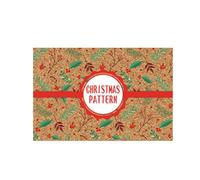 HVRFJXI Paillasson de Noël avec différents motifs de dessin animé, tapis de sol pour les familles, décoration du Nouvel An, bienvenue sur le thème des vacances