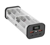 HVRFJXI Portable Chargers Case Builts in Features Solderless Structure for 12x18650 Batteries Corrosions Resistant Overloads Protections Battery