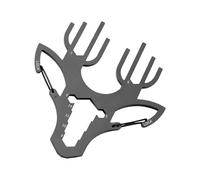 HVRFJXI Porte-clés multifonction en acier inoxydable antidérapant parfait pour le matériel de sport et le rangement de porte-clés de camping, décapsuleurs, tournevis