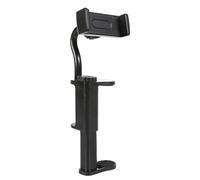HVRFJXI Practical Phone Holder Phone Clip Mount Guitar Ukulele Stand ABS Texture for Stage Performances and Practice Quick Install Guitar Clamp