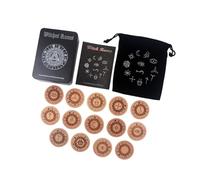 HVRFJXI Runique de divination artisanal en bois avec texture naturelle idéal pour les amateurs d'histoire et les collectionneurs Outil de divination portable