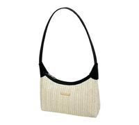 HVRFJXI Sac à main tissé sous les aisselles - Design léger - Sac à bandoulière fonctionnel - Sac à main de rangement pour sac à main tissé essentiel, Noir , One Size