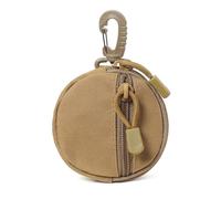 HVRFJXI Sac étanche à fermeture éclair circulaire avec clip à dégagement rapide, idéal pour la randonnée, les voyages, un usage quotidien, peut contenir des écouteurs, pochette de rangement