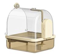 HVRFJXI Smarted Water Circulations - Bain d'oiseaux à suspendre pour cage - Accessoire pour économiser de l'espace