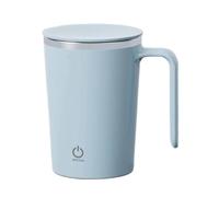 HVRFJXI Tasse à mélanger automatique rechargeable, mélangeur électrique, milkshake paresseux, eau rotative, tasse à mélanger électrique à la maison