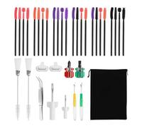 HVRFJXI Thorough Sewing Machine Maintenance Collection 36 Pcs for Effective Cleaning and Part Portable Case for Daily Care Efficient Extend Machine Life