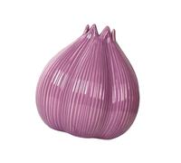 HVRFJXI Unique Onion Shape Ceramic Holder Flower Holder Handcrafted for Artistic Homes Decors Durability Design Easy to Clean Handmade Ceramic