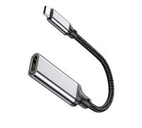 HVRFJXI USB C Display Adapter Converter Cord Cable 4K@30Hz Aluminum Housing for Projectors TVs Monitors with Video Transmission Plugs and Play Type C Converter