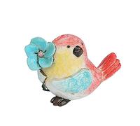 HVRFJXI Œuvre d'art décorative réaliste, sculptures de jardin, sculpture d'arbre, oiseau mignon, décoration de jardin, décoration de maison, nouvelle boule d'ornement, décoration personnalisée pour